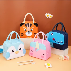 Portable Insulated Thermal Picnic Food Lunch Bag Box Cartoon Tote Food Fresh Cooler Bags Pouch For Women Girl Kids Children Gift