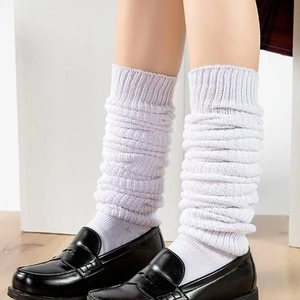 60/80/100/120/150/180cm Women Loose Long Stockings Heap Leg Socks Heap Slouch Socks Warmer Girls Socks School Uniform Costumes