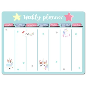 Week Daily Planner Magnetic Planner Sticker TO DO LIST Grocery List Magnetic Fridge Sticker Whiteboard Work Plan Office