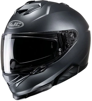 HJC i71 Solid Semi Flat Anthracite XS Kask