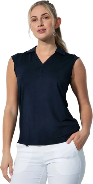 Daily Sports Anzio Sleeveless Polo Shirt Navy S Koszulka Polo