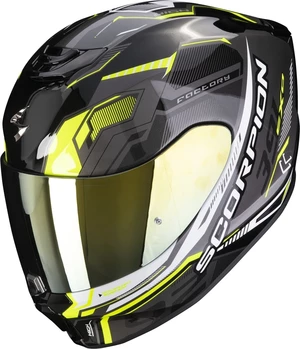 Scorpion EXO 391 HAUT Black/Silver/Neon Yellow XL Casque