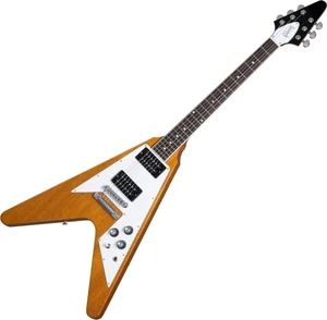 Gibson 70s Flying V Antique Natural Chitarra Elettrica