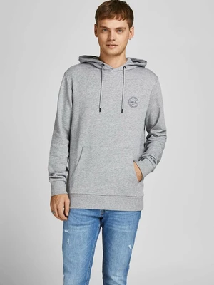 Jack & Jones Shark Mikina Šedá