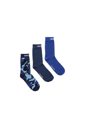 Diesel Ponožky - SKM-HERMINE-THREEPACK  SOCKS modré