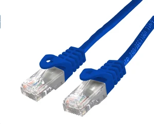 Kabel C-TECH CB-PP6-2B patchcord Cat6, UTP, modrý, 2m