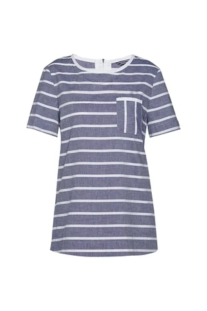 Tommy Hilfiger Tričko - NADIE TOP SS modré