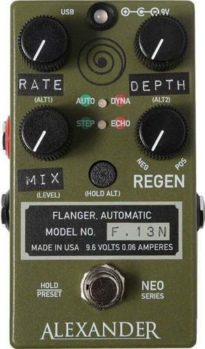 Alexander Pedals F13 Flanger Efecto de guitarra