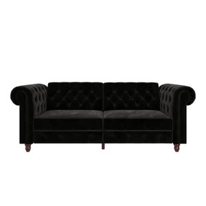 Czarna sofa rozkładana 227 cm Felix – Støraa