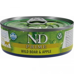 Konzerva N&D Cat Prime Wild Boar&Apple 70g