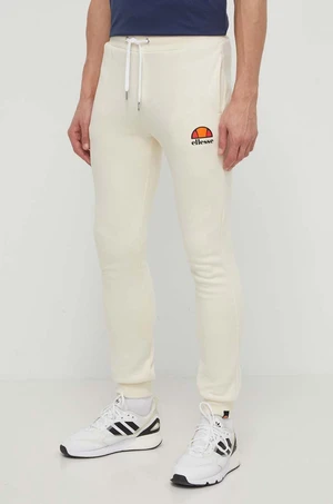 Tepláky Ellesse Ovest Jog Pant béžová barva, s potiskem, SHV01763