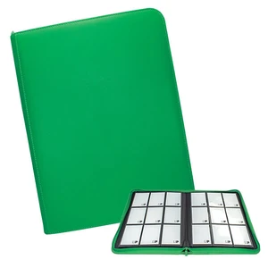 UltraPro Album na karty Vivid 9-Pocket Zippered PRO-Binder - Green