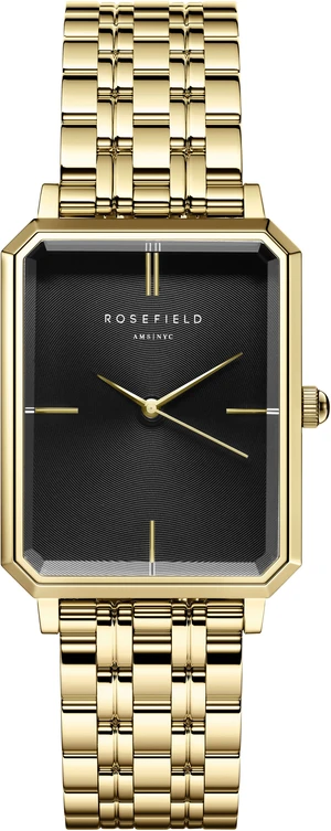 Rosefield The Elles Black Sunray Steel Gold OBSSG-O47