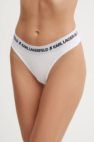 Tanga Karl Lagerfeld 3-pack bílá barva, 246W2113