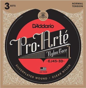 D'Addario EJ45-3D Corzi de nylon