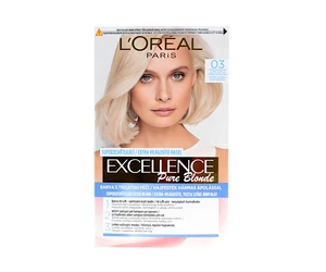 Permanentní barva Loréal Excellence Pure Blonde - 03 ultra světlá popelavá blond - L’Oréal Paris + dárek zdarma