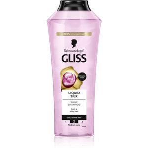 Schwarzkopf Gliss Liquid Silk regenerační šampon pro posílení a lesk vlasů 400 ml