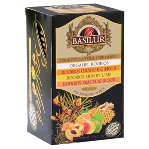 BASILUR Rooibos Assorted bylinný čaj 25 vrecúšok