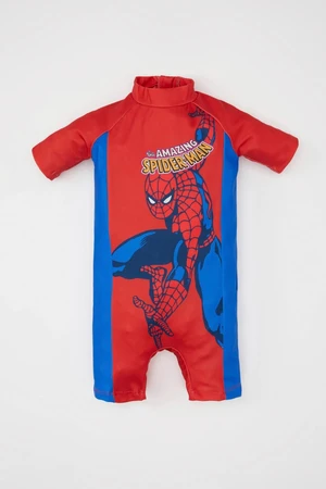 DEFACTO Boy's Marvel Comics Short Sleeve Swimsuit