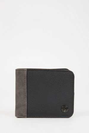 DEFACTO Men's Faux Leather Wallet