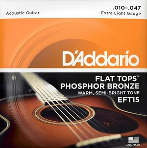 D'Addario EFT15 Struny pro akustickou kytaru