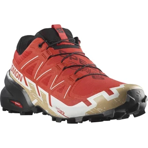 Salomon Speedcross 6 EU 42, Fiery Red/Black/Safari Pánské běžecké boty