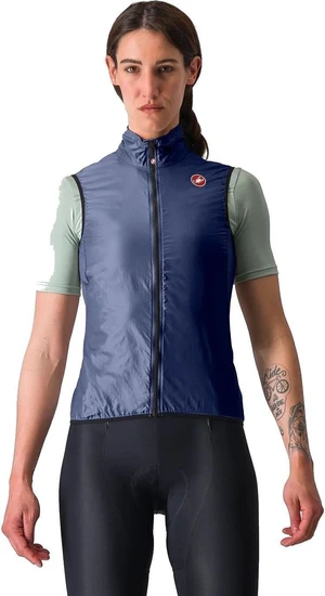 Castelli Aria W Weste Belgian Blue M