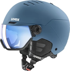 UVEX Wanted Visor Stone/Blue Mat 58-61 cm Casco da sci