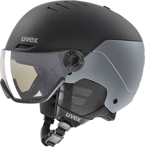 UVEX Wanted Visor Pro V Black/Silver Mat 54-58 cm Casque de ski