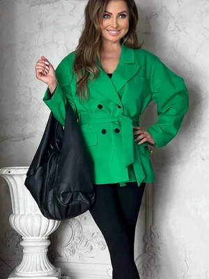 Green jacket By la la cxp1067.green