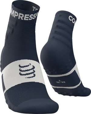 Compressport Training 2-Pack Dress Blues/White T3 Laufsocken