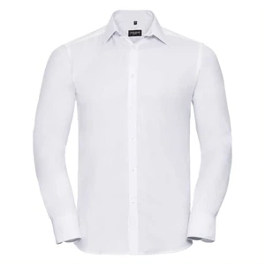 Men's Long Sleeve Herringbone Shirt Russell