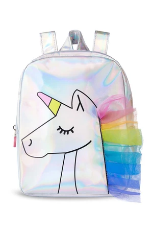 Denokids Unicorn Hologram Girls School Backpack