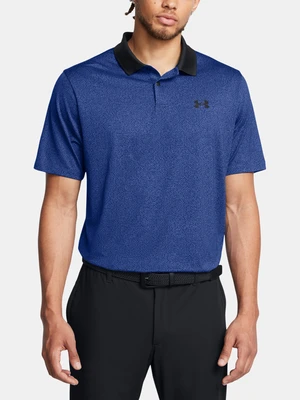 Under Armour UA Matchplay Printed Polo triko Modrá