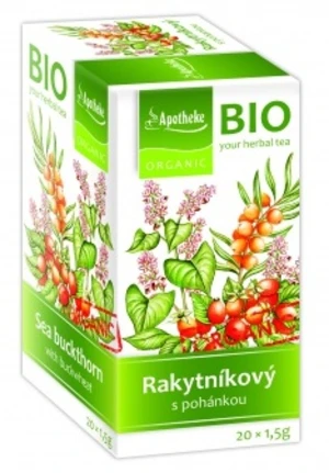 APOTHEKE Bio Selection Pohánkový čaj s rakytníkom vrecúška 20 x 1.5 g