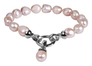 JwL Luxury Pearls Náramek z pravých růžových perel JL0556