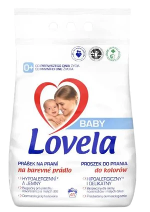 LOVELA Baby Prášok na pranie na farebnú bielizeň 4.1 kg