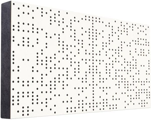 Mega Acoustic FiberPRO120 Binary Diffuser White/Black Panou absorbant din lemn