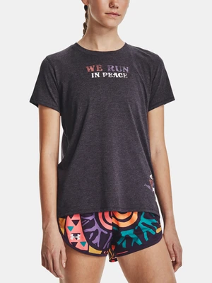 T-Shirt Under Armour UA Run In Peace SS Tee-BLK - Women