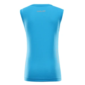 Kids quick-drying tank top ALPINE PRO NEQO NEON ATOMIC BLUE