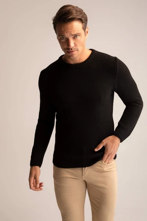 DEFACTO Slim Fit Crew Neck Pullover