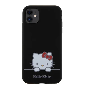 Zadní kryt Hello Kitty Liquid Silicone Daydreaming Logo pro Apple iPhone 11, black