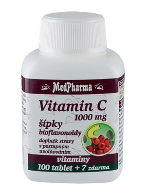 Medpharma Vitamin C 1000 mg s šípky 107 tablet