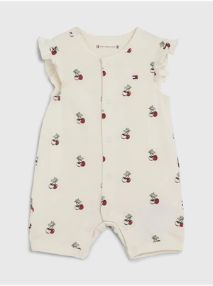 Creamy Girly Patterned Body Tommy Hilfiger Baby Cherry - Girls