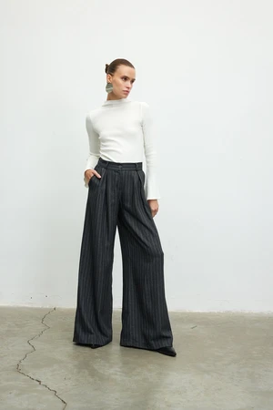 VATKALI Lace-Up Wide Leg Trousers