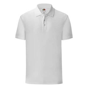 White Men's T-shirt Iconic Polo 6304400 Friut of the Loom