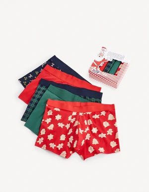 Celio Boxer Shorts in Gift Box, 5 Pieces - Men's