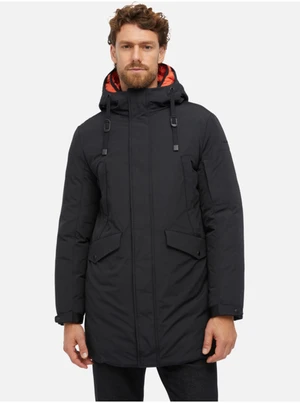 Black men's winter parka Geox Velletri - Men's