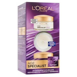 L´ORÉAL Paris Age Specialist 55+ Duopack Denní krém + noční krém 2 x 50 ml