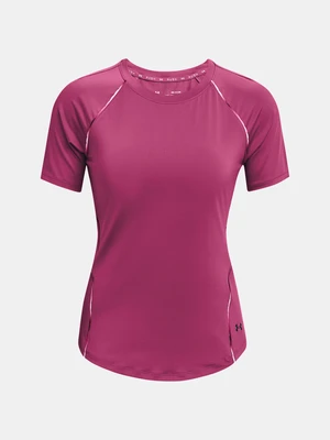 Under Armour T-shirt UA Rush Scallop SS-PNK - Women's